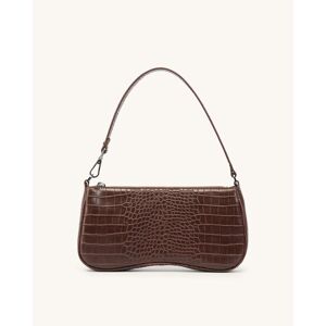 JW PEI Sac bandoulière Eva - Marron effet croco - Publicité JW PEI Sac bandoulière Eva - Marron effet croco - Publicité