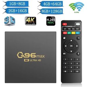 Boîtier TV Q96 MAX Android 11 Amlogic S905 Quad Core, lecteur multimédia H.265 8 Go 128 Go WiFi HD 4K, pour home cinéma et IPTV - Publicité Boîtier TV Q96 MAX Android 11 Amlogic S905 Quad Core, lecteur multimédia H.265 8 Go 128 Go WiFi HD 4K, pour home cinéma et IPTV - Publicité