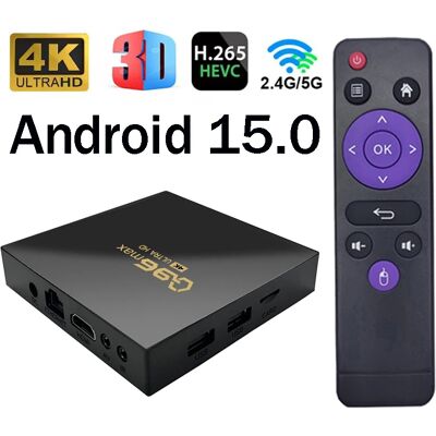 TV98 Boîtier TV 2026 Android 15.0 Allwinner H313 Quad Core 5G 2.4G WiFi HDR10 4K Q96 Max Lecteur Multimédia IPTV Home Cinéma - Publicité TV98 Boîtier TV 2026 Android 15.0 Allwinner H313 Quad Core 5G 2.4G WiFi HDR10 4K Q96 Max Lecteur Multimédia IPTV Home Cinéma - Publicité