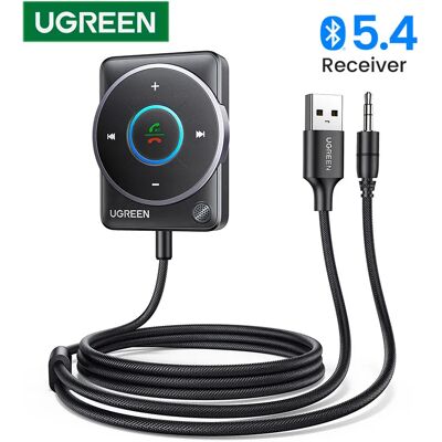 UGREEN-Adaptateur récepteur USB Bluetooth 5.4 pour voiture, kit audio stéréo avec micro et suppression du bruit, AUX - Publicité UGREEN-Adaptateur récepteur USB Bluetooth 5.4 pour voiture, kit audio stéréo avec micro et suppression du bruit, AUX - Publicité