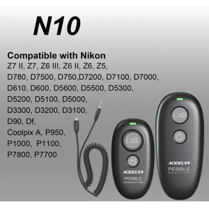 AODELAN Caméra sans fil, télécommande, déclencheur, pour Nikon Z6 Z7II Z6II D90 Df D780 D7500 D750 D7200 D7100 D7000 P1000 P7800 P7700 - Publicité AODELAN Caméra sans fil, télécommande, déclencheur, pour Nikon Z6 Z7II Z6II D90 Df D780 D7500 D750 D7200 D7100 D7000 P1000 P7800 P7700 - Publicité