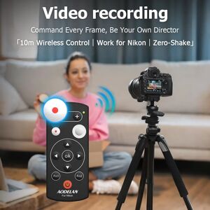 AODELAN – télécommande de caméra sans fil, déclencheur pour Nikon Z5 Z30 Z6II Z7II Zfc P1000 P950 Z50 B600 A1000 ; Remplacer ML-L7 - Publicité AODELAN – télécommande de caméra sans fil, déclencheur pour Nikon Z5 Z30 Z6II Z7II Zfc P1000 P950 Z50 B600 A1000 ; Remplacer ML-L7 - Publicité