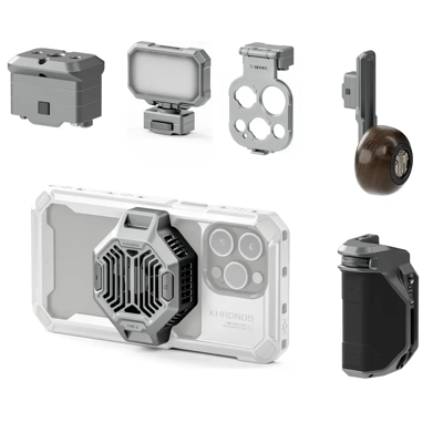 TILTA Khronos Accessoires Cage pour iPhone 18 Pro/Pro Max, Accessoires Ecosystem, Plaque de base, Plateau à libération rapide pour filtre, Filetage 58mm 17mm - Publicité TILTA Khronos Accessoires Cage pour iPhone 18 Pro/Pro Max, Accessoires Ecosystem, Plaque de base, Plateau à libération rapide pour filtre, Filetage 58mm 17mm - Publicité