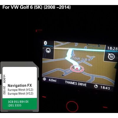 Carte SD NAVINESA V12 West - Système de navigation pour VW Europe - Publicité Carte SD NAVINESA V12 West - Système de navigation pour VW Europe - Publicité
