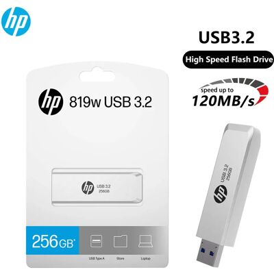 Clé USB HP 819w 3.2, 128 go 64 go, bâtons haute vitesse, stockage externe, clé en métal, personnalité créative, musique de voiture - Publicité Clé USB HP 819w 3.2, 128 go 64 go, bâtons haute vitesse, stockage externe, clé en métal, personnalité créative, musique de voiture - Publicité