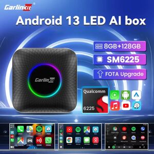 CarlinKit-Boîtier TV LED Carplay sans fil, Android Auto 8, 128G, AI Box, Android 13, adaptateur vidéo intelligent pour IPTV, Netflix, Kia - Publicité CarlinKit-Boîtier TV LED Carplay sans fil, Android Auto 8, 128G, AI Box, Android 13, adaptateur vidéo intelligent pour IPTV, Netflix, Kia - Publicité