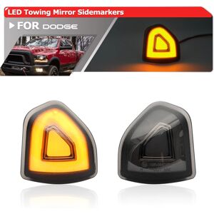 NEWM Clignotant de rétroviseur de remorquage LED fumé, compatible avec Dodge RAM 2010, 2018, 1500, 2500, 3500, 4500, 5500 + 2019 Classic L & R, 2 pièces - Publicité NEWM Clignotant de rétroviseur de remorquage LED fumé, compatible avec Dodge RAM 2010, 2018, 1500, 2500, 3500, 4500, 5500 + 2019 Classic L & R, 2 pièces - Publicité