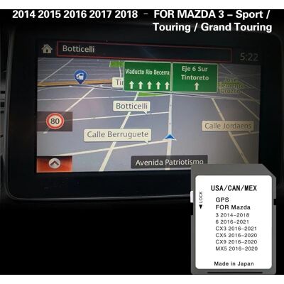 Pour MAZDA 3 2014 2015 2016 2017 2018 Sport Touring Grand Touring amérique du nord peut mexique carte SD carte GPS - Publicité Pour MAZDA 3 2014 2015 2016 2017 2018 Sport Touring Grand Touring amérique du nord peut mexique carte SD carte GPS - Publicité
