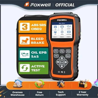 FOXWELL NT630 Plus Scanner OBD2 - Outil de diagnostic ABS, SRS, SAS - Réinitialisation auto - Publicité FOXWELL NT630 Plus Scanner OBD2 - Outil de diagnostic ABS, SRS, SAS - Réinitialisation auto - Publicité