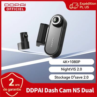 DDPAI N5 Dual - Caméra de Tableau de Bord avec Fonction d'Enregistrement - 4K UHD, Vision Nocturne, GPS - Publicité DDPAI N5 Dual - Caméra de Tableau de Bord avec Fonction d'Enregistrement - 4K UHD, Vision Nocturne, GPS - Publicité