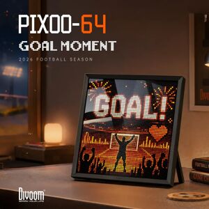 Divoom – cadre Photo numérique Pixoo 64, avec 64x64 pixels, panneau d'affichage électronique LED, signe néon, décoration de la maison - Publicité Divoom – cadre Photo numérique Pixoo 64, avec 64x64 pixels, panneau d'affichage électronique LED, signe néon, décoration de la maison - Publicité