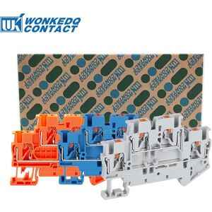 WONKEDQ Connecteur électrique Push-in à double niveau, 2 couches, 2,5 mm², fil de prise de connexion, Din Rail Terminal nights, PTTB 2.5 - Publicité WONKEDQ Connecteur électrique Push-in à double niveau, 2 couches, 2,5 mm², fil de prise de connexion, Din Rail Terminal nights, PTTB 2.5 - Publicité