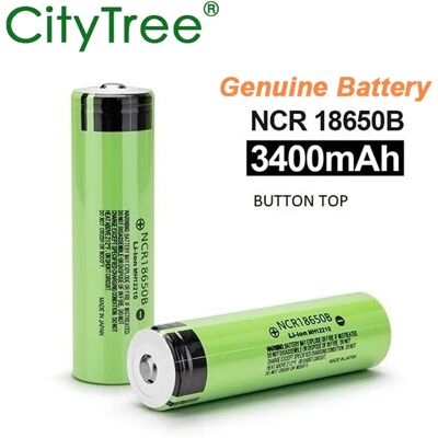 CityTree 100% nouveau Original NCR18650B 3.7V 3400mAh 18650 Lithium bouton supérieur batterie Rechargeable pour lampe de poche - Publicité CityTree 100% nouveau Original NCR18650B 3.7V 3400mAh 18650 Lithium bouton supérieur batterie Rechargeable pour lampe de poche - Publicité