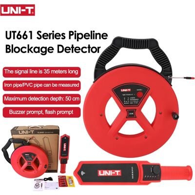 UNI-T UT66l'autorisation UT661B Détecteur De Cigarage PVC Fer Tuyau Finder Mur Scanner Étanche Instruments Électriques IP67 - Publicité UNI-T UT66l'autorisation UT661B Détecteur De Cigarage PVC Fer Tuyau Finder Mur Scanner Étanche Instruments Électriques IP67 - Publicité