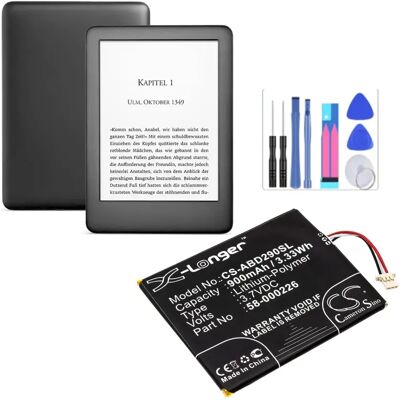 Cameron Sino Batterie pour e-recteur 900mAh 58-000226 pour Amazo n Kindle 10e,J9G29R,53-014490, Kindle Touch 2019, Kindle 10e génération 2019 - Publicité Cameron Sino Batterie pour e-recteur 900mAh 58-000226 pour Amazo n Kindle 10e,J9G29R,53-014490, Kindle Touch 2019, Kindle 10e génération 2019 - Publicité