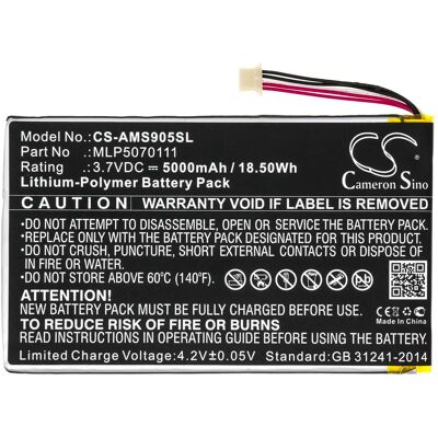 Cameron Sino Batterie de Scanner de Diagnostic pour Autel MLP5070111 MaxiSys Mini MS905 MS906 MY905 MK808MK808BT MK808TS MP808 MP808TS DS808 - Publicité Cameron Sino Batterie de Scanner de Diagnostic pour Autel MLP5070111 MaxiSys Mini MS905 MS906 MY905 MK808MK808BT MK808TS MP808 MP808TS DS808 - Publicité