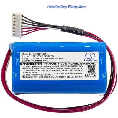 Cameron Sino Cameron S375200 mAh/6400mAh Speaker Batterie C196A1, TF18650-3200-4S2PA pour Marshall Kilburn II, Kilburn II V2 - Publicité Cameron Sino Cameron S375200 mAh/6400mAh Speaker Batterie C196A1, TF18650-3200-4S2PA pour Marshall Kilburn II, Kilburn II V2 - Publicité