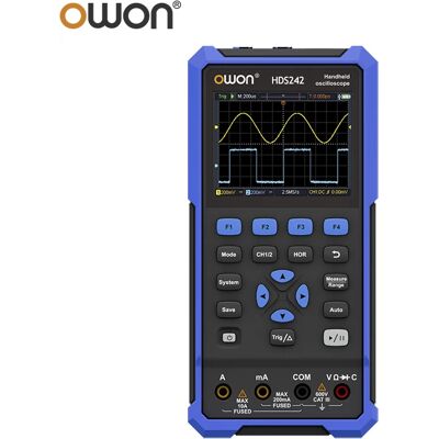 Oscilloscope numérique portatif série OWON HDS2202S HDS200 200MHz 1GS/s 3 en 1 multimètre Osciloscopio 2 canaux + générateur 1CH - Publicité Oscilloscope numérique portatif série OWON HDS2202S HDS200 200MHz 1GS/s 3 en 1 multimètre Osciloscopio 2 canaux + générateur 1CH - Publicité