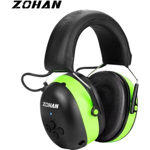 ZOHAN Protection auditive Bluetooth casque antibruit 5.0 casque sécurité réduction du bruit 25dB NRR protecteur pour la tonte de la musique - Publicité ZOHAN Protection auditive Bluetooth casque antibruit 5.0 casque sécurité réduction du bruit 25dB NRR protecteur pour la tonte de la musique - Publicité