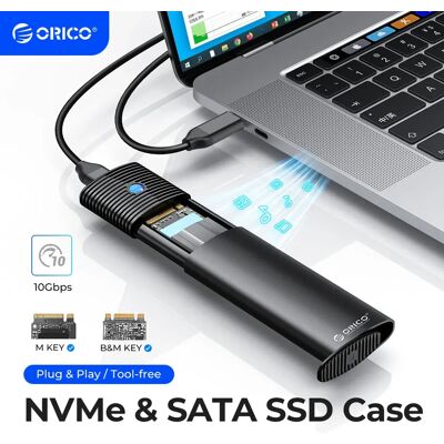 ORICO-Boîtier SSD M2 NVMe NGFF 10Gbps PCIe M.2, USB C 3.2 Gen2, adaptateur externe sans outil avec dissipateur de chaleur en métal - Publicité ORICO-Boîtier SSD M2 NVMe NGFF 10Gbps PCIe M.2, USB C 3.2 Gen2, adaptateur externe sans outil avec dissipateur de chaleur en métal - Publicité