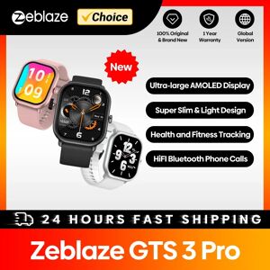 Zeblaze-Montre intelligente d'appel vocal pour hommes et femmes, GTS 3 Pro, Ultra-Big HD, Écran AMOLED, Suivi de la santé et de la condition physique, Smartwatch, Nouveau - Publicité Zeblaze-Montre intelligente d'appel vocal pour hommes et femmes, GTS 3 Pro, Ultra-Big HD, Écran AMOLED, Suivi de la santé et de la condition physique, Smartwatch, Nouveau - Publicité