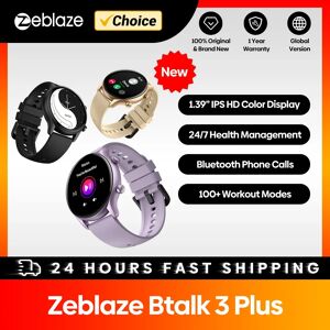 Zeblaze-Montre intelligente Banti3 Plus pour hommes et femmes, appel vocal, grand écran HD, suivi de la condition physique, en effet, nouveau, 1.39 - Publicité Zeblaze-Montre intelligente Banti3 Plus pour hommes et femmes, appel vocal, grand écran HD, suivi de la condition physique, en effet, nouveau, 1.39 - Publicité