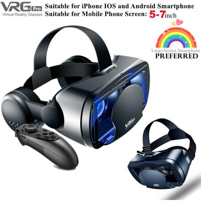 VRG Lunettes de réalité virtuelle 3D Google Cardboard - Casque VR - Publicité VRG Lunettes de réalité virtuelle 3D Google Cardboard - Casque VR - Publicité