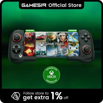Manette de jeu GameSir X4 Aileron Xbox avec effet Hall pour Xbox Game Pass, STADIA, XCloud, GeForce Now Cloud Gaming - Publicité Manette de jeu GameSir X4 Aileron Xbox avec effet Hall pour Xbox Game Pass, STADIA, XCloud, GeForce Now Cloud Gaming - Publicité
