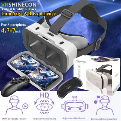 VR SHINECON G15 IMAX AngiScreen Lunettes de Réalité Virtuelle, Film HD 3D, Boîte en Carton Google, Casque VR pour Téléphone 4.7-7 ", Support Joystick de Jeu - Publicité VR SHINECON G15 IMAX AngiScreen Lunettes de Réalité Virtuelle, Film HD 3D, Boîte en Carton Google, Casque VR pour Téléphone 4.7-7 ", Support Joystick de Jeu - Publicité