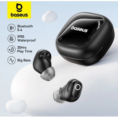 Baseus Bass BD1 écouteurs sans fil Bluetooth 5.4 Mini Bean écouteurs 38H Playtime IP55 étanche sport casque - Publicité Baseus Bass BD1 écouteurs sans fil Bluetooth 5.4 Mini Bean écouteurs 38H Playtime IP55 étanche sport casque - Publicité