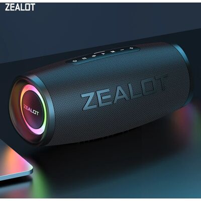 ZEALOT-S56 haut-parleur Bluetooth 40W puissance de sortie haut-parleur Bluetooth avec excellente performance des basses IPX6 étanche Camping en plein air - Publicité ZEALOT-S56 haut-parleur Bluetooth 40W puissance de sortie haut-parleur Bluetooth avec excellente performance des basses IPX6 étanche Camping en plein air - Publicité