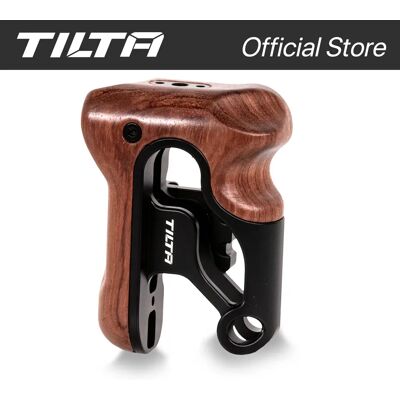 TILTA Cage de caméra professionnelle avec poignée en bois TA-LWH/TA-RWH, compatible avec les appareils photo SONY, BMPCC, DJI Pocket, Nikon, Canon (côtés gauche et droit) - Publicité TILTA Cage de caméra professionnelle avec poignée en bois TA-LWH/TA-RWH, compatible avec les appareils photo SONY, BMPCC, DJI Pocket, Nikon, Canon (côtés gauche et droit) - Publicité