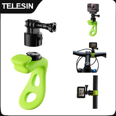 TELESIN-Support de caméra d'action en silicone à dégagement rapide, mini support souple réglable pour Gopro Insta360 DJI, accessoires de caméra d'action - Publicité TELESIN-Support de caméra d'action en silicone à dégagement rapide, mini support souple réglable pour Gopro Insta360 DJI, accessoires de caméra d'action - Publicité