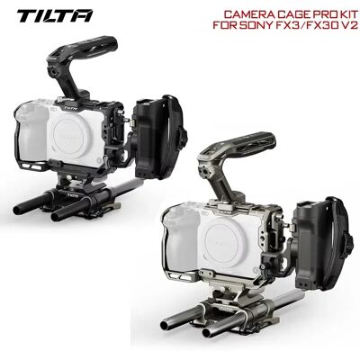 TILTA pour Sony FX3 FX30 Cage de caméra armure Pro Kit lumière de base pleine Cage combinaison tactique anti-rayures TA-T16-FCC RIG complet - Publicité TILTA pour Sony FX3 FX30 Cage de caméra armure Pro Kit lumière de base pleine Cage combinaison tactique anti-rayures TA-T16-FCC RIG complet - Publicité