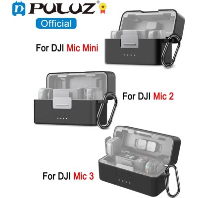 PULUZ Housse de Protection en Silicone pour DJI Mic 3 / Mic 2 / Mic Mini étui de chargement, Protection complète, étui antichoc anti-rayures - Publicité PULUZ Housse de Protection en Silicone pour DJI Mic 3 / Mic 2 / Mic Mini étui de chargement, Protection complète, étui antichoc anti-rayures - Publicité