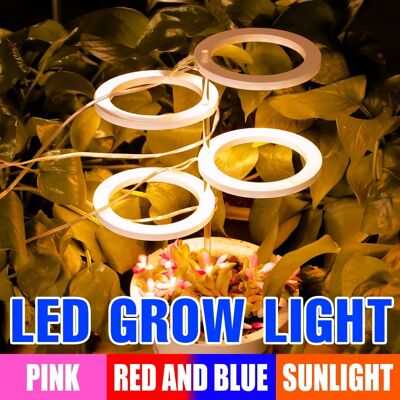 LED Phytolamp intérieur élèvent des lumières spectre complet hydroponique plante lampe pour la culture des graines de fleurs DC5V USB LED lumière de croissance - Publicité LED Phytolamp intérieur élèvent des lumières spectre complet hydroponique plante lampe pour la culture des graines de fleurs DC5V USB LED lumière de croissance - Publicité