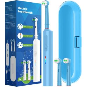 Brosse à dents électrique rotative intelligente, brosses à dents rotatives rechargeables compatibles avec les têtes de brosse à dents de rechange Oral B - Publicité Brosse à dents électrique rotative intelligente, brosses à dents rotatives rechargeables compatibles avec les têtes de brosse à dents de rechange Oral B - Publicité