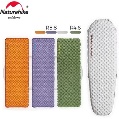 Naturehike – tapis gonflable ultraléger 5.8, coussin de couchage chaud de haute valeur R, tente de Camping en plein air Portable, tapis simple résistant à l'humidité - Publicité Naturehike – tapis gonflable ultraléger 5.8, coussin de couchage chaud de haute valeur R, tente de Camping en plein air Portable, tapis simple résistant à l'humidité - Publicité