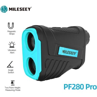 MiLESEEY PF280 Pro télémètre Laser de Golf 600M télémètre télescopique pour la chasse avec fonction de Vibration, bande magnétique - Publicité MiLESEEY PF280 Pro télémètre Laser de Golf 600M télémètre télescopique pour la chasse avec fonction de Vibration, bande magnétique - Publicité