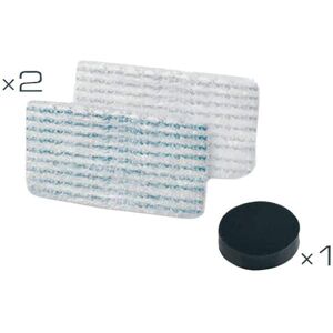 Rowenta 2 lingettes microfibres pour Clean&Steam et Clean&Steam Révolution *