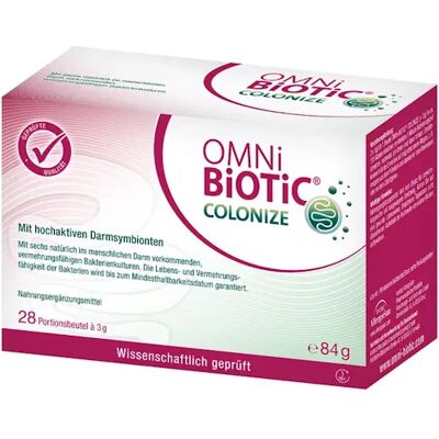 OMNi BiOTiC Colonize - Poudre Probiotique 28x3g - Santé intestinale - Publicité OMNi BiOTiC Colonize - Poudre Probiotique 28x3g - Santé intestinale - Publicité