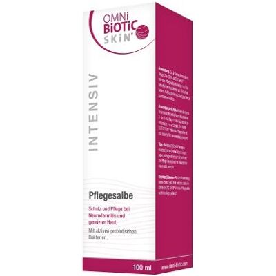 OMNi-BiOTiC SKiN Intensiv-Pflegesalbe - Crème de Soin de la Peau - Publicité OMNi-BiOTiC SKiN Intensiv-Pflegesalbe - Crème de Soin de la Peau - Publicité