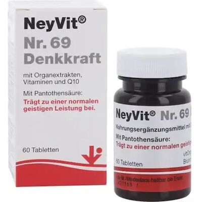 vitOrgan NeyVit No.69 Brain Power Tablets (60 pcs.) - Publicité vitOrgan NeyVit No.69 Brain Power Tablets (60 pcs.) - Publicité