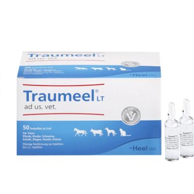 Heel Traumeel LT ad us. vet. ampoules (50x 5ml) - Publicité Heel Traumeel LT ad us. vet. ampoules (50x 5ml) - Publicité