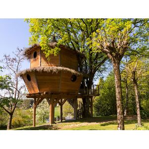SBX Séjour insolite près d'Aurillac: 2 jours en cabane dans les arbres avec bain bouillonnant - Publicité SBX Séjour insolite près d'Aurillac: 2 jours en cabane dans les arbres avec bain bouillonnant - Publicité