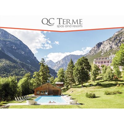 SBX Séjour relaxant en Italie: 2 jours en QC Terme avec accès au spa et cadeau bien-être - Publicité SBX Séjour relaxant en Italie: 2 jours en QC Terme avec accès au spa et cadeau bien-être - Publicité