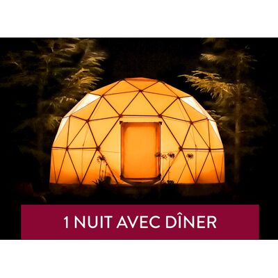SBX Séjour insolite près d'Aurillac: 2 jours en dôme avec dîner - Publicité SBX Séjour insolite près d'Aurillac: 2 jours en dôme avec dîner - Publicité