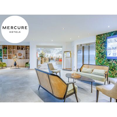 SBX Séjour de 2 jours en hôtel Mercure 4* près de Lyon avec apéritif et verre de vin - Publicité SBX Séjour de 2 jours en hôtel Mercure 4* près de Lyon avec apéritif et verre de vin - Publicité