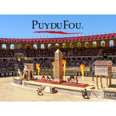 SBX Séjour Puy du Fou: Billets d'entrée pour 2 adultes (2 jours) et nuit à l'Hotel La Citadelle - Publicité SBX Séjour Puy du Fou: Billets d'entrée pour 2 adultes (2 jours) et nuit à l'Hotel La Citadelle - Publicité