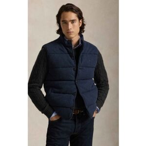 Polo Ralph Lauren pour homme. 710P03971001 Gilet Estate-Rib en pied-de-poule marine (XL), Casuel, Coton, Classique - Publicité Polo Ralph Lauren pour homme. 710P03971001 Gilet Estate-Rib en pied-de-poule marine (XL), Casuel, Coton, Classique - Publicité